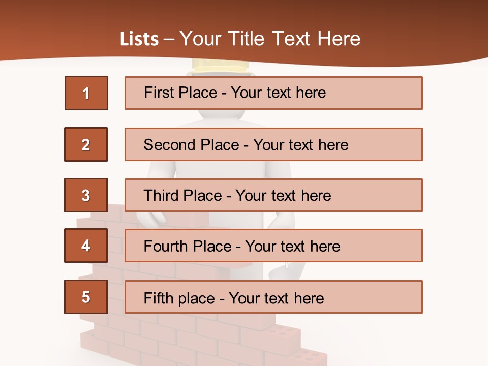 Foreman Link Hand PowerPoint Template