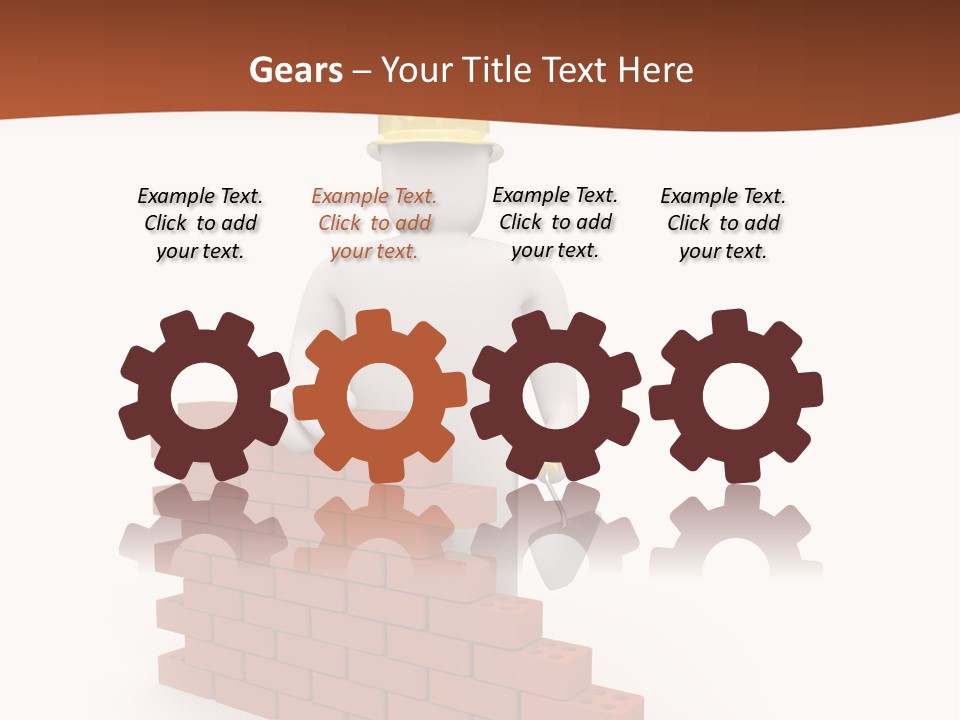 Foreman Link Hand PowerPoint Template