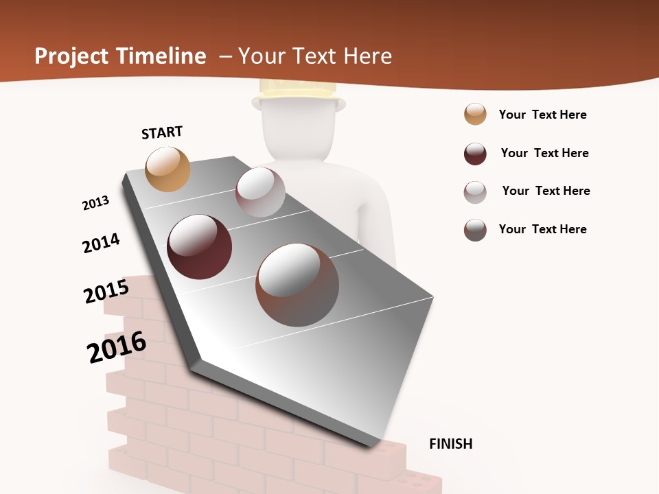 Foreman Link Hand PowerPoint Template