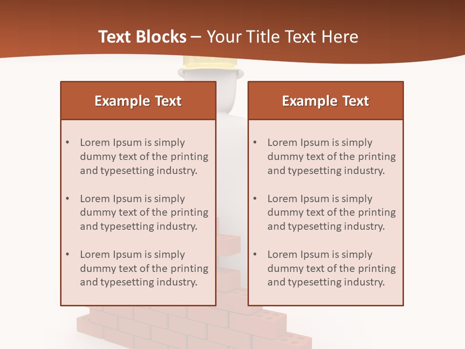 Foreman Link Hand PowerPoint Template