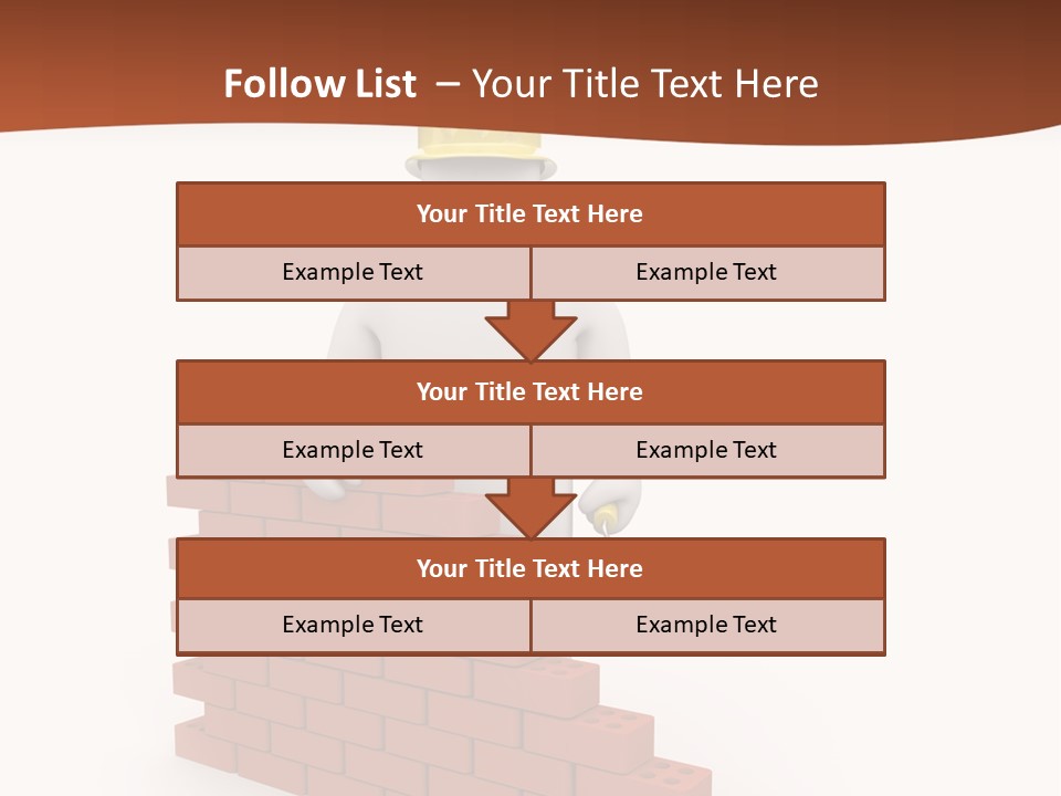 Foreman Link Hand PowerPoint Template
