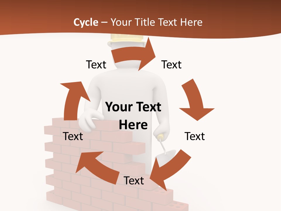 Foreman Link Hand PowerPoint Template