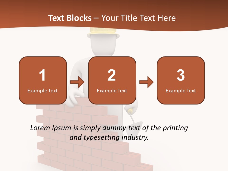 Foreman Link Hand PowerPoint Template