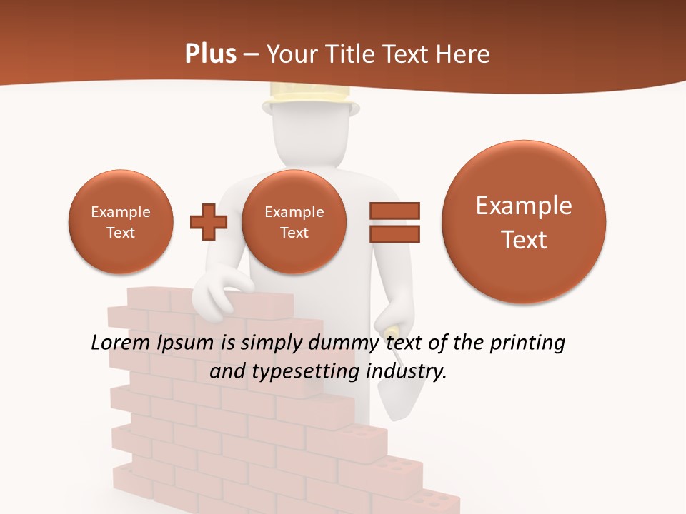 Foreman Link Hand PowerPoint Template