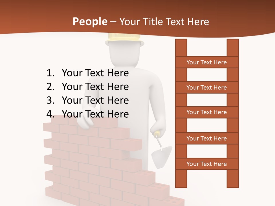 Foreman Link Hand PowerPoint Template
