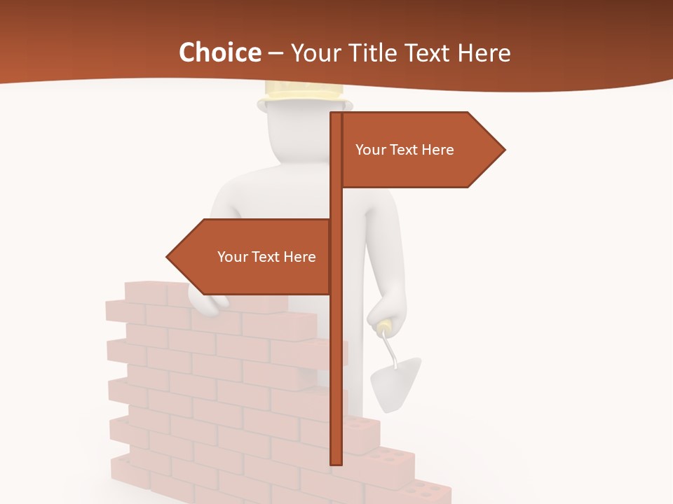 Foreman Link Hand PowerPoint Template