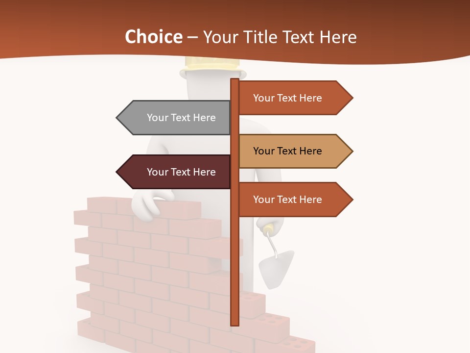 Foreman Link Hand PowerPoint Template