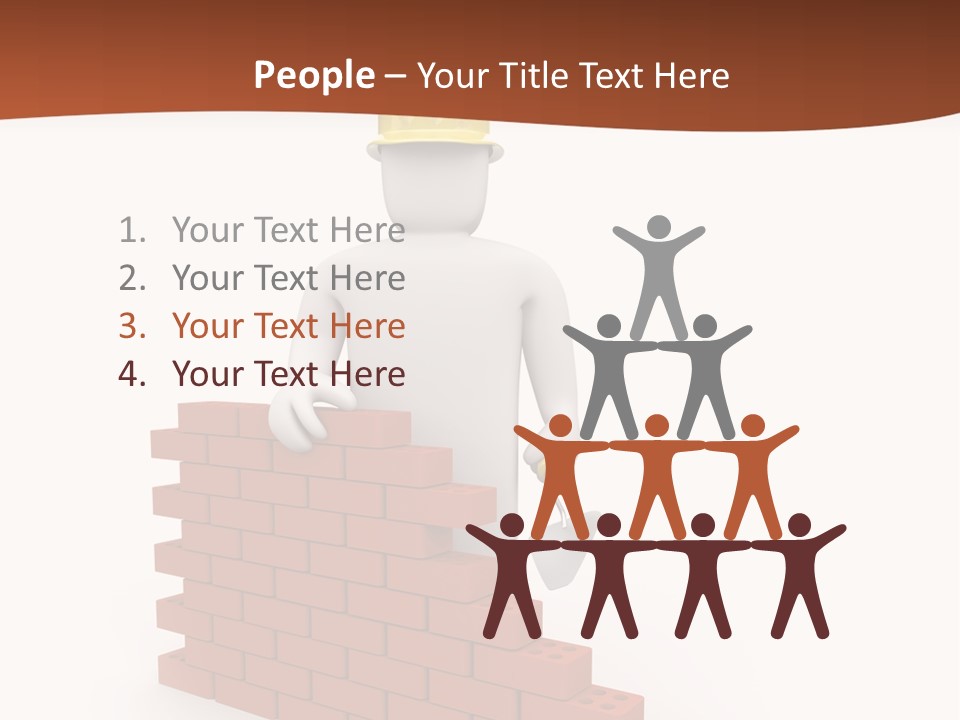 Foreman Link Hand PowerPoint Template