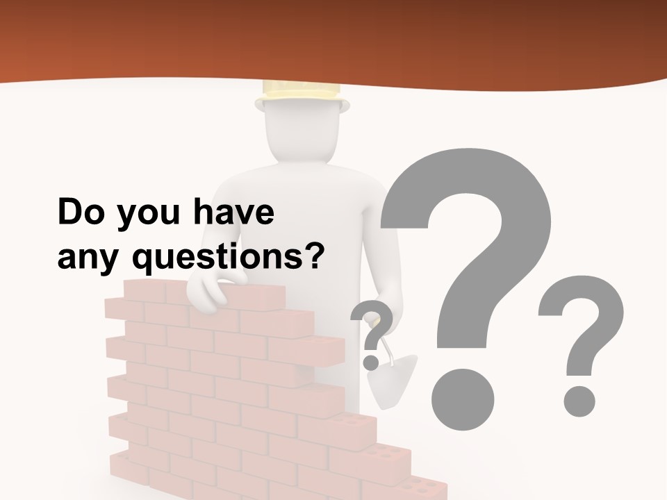 Foreman Link Hand PowerPoint Template