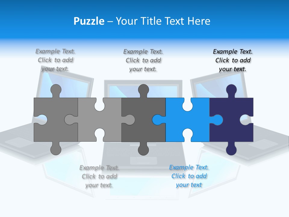 Trigger White Danger PowerPoint Template