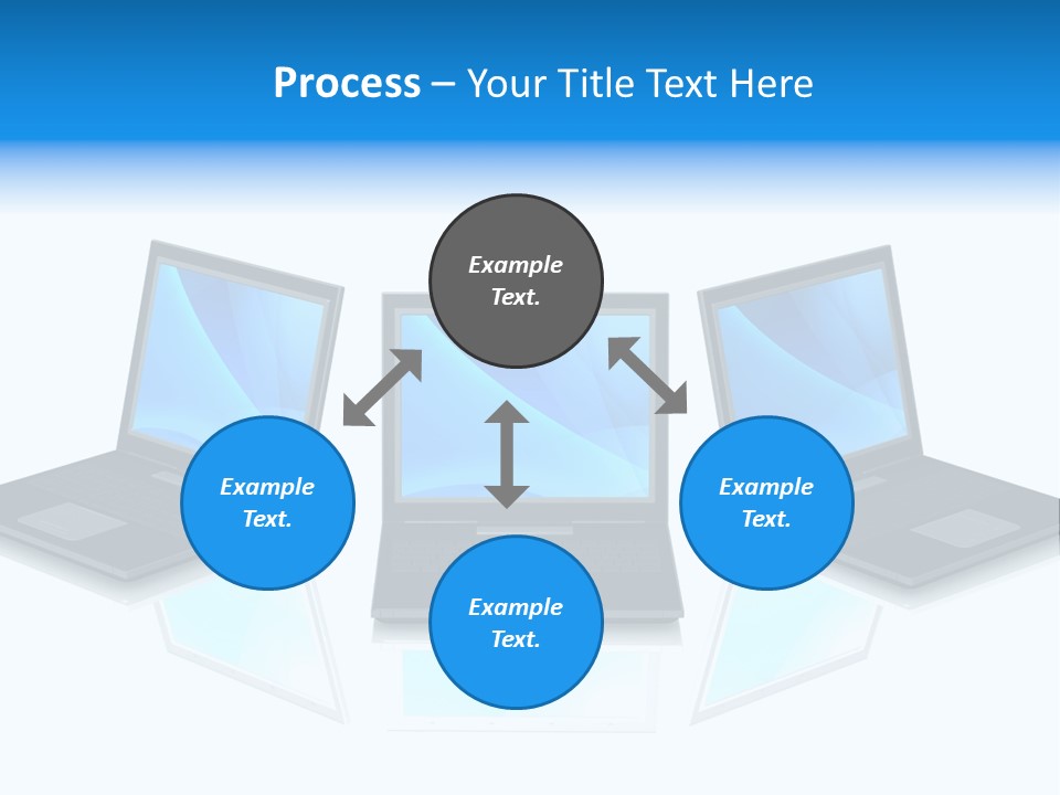 Trigger White Danger PowerPoint Template