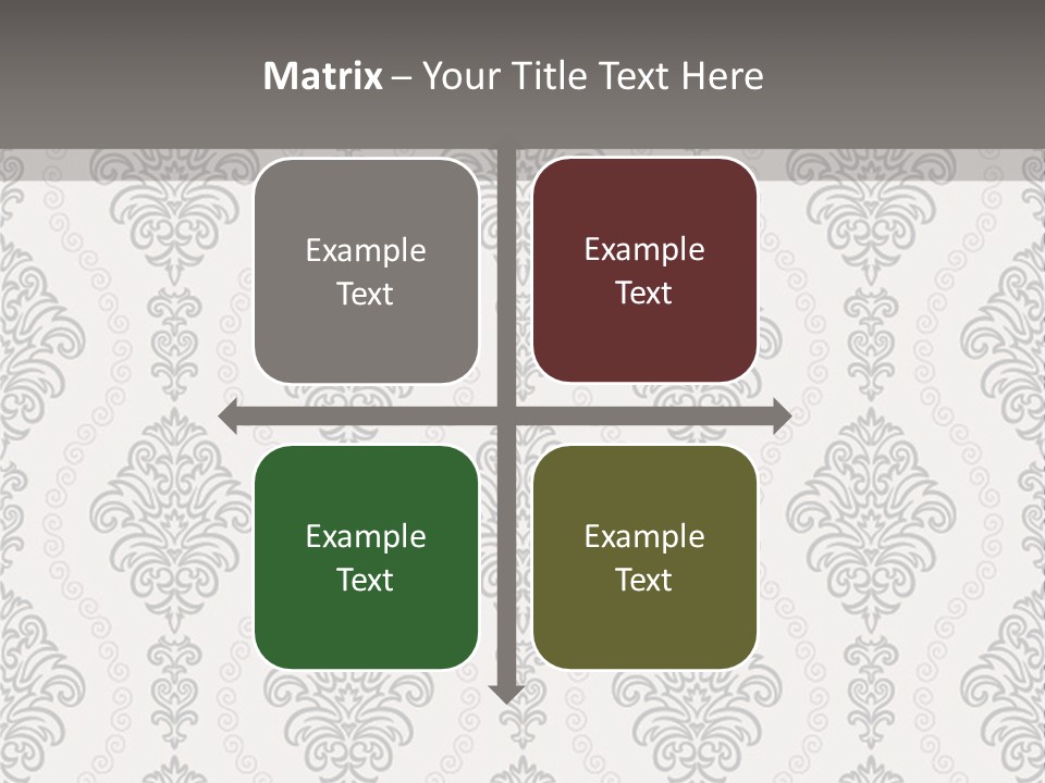 Swirl Art Tillable PowerPoint Template