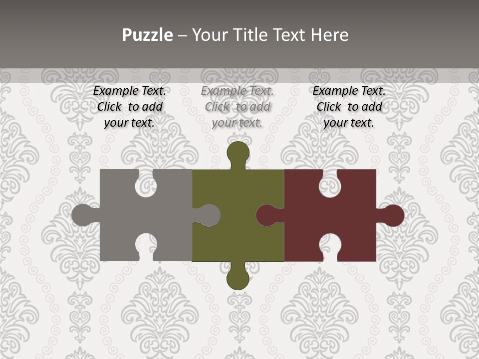 Swirl Art Tillable PowerPoint Template