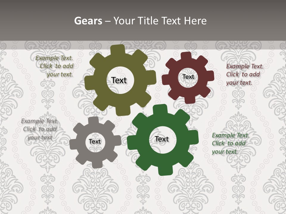 Swirl Art Tillable PowerPoint Template