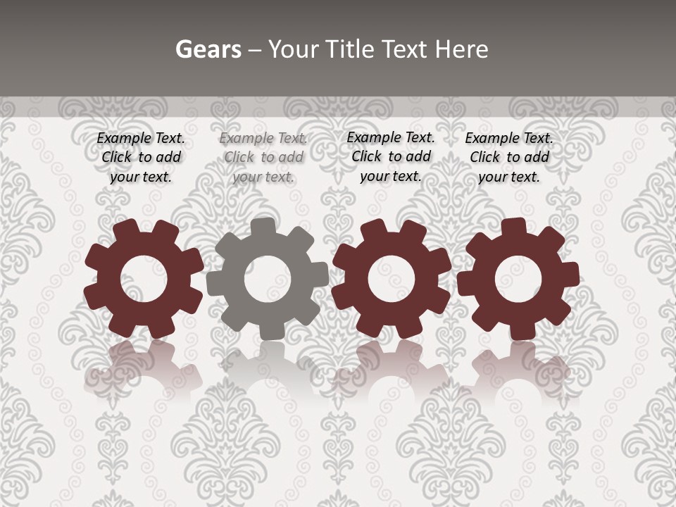 Swirl Art Tillable PowerPoint Template