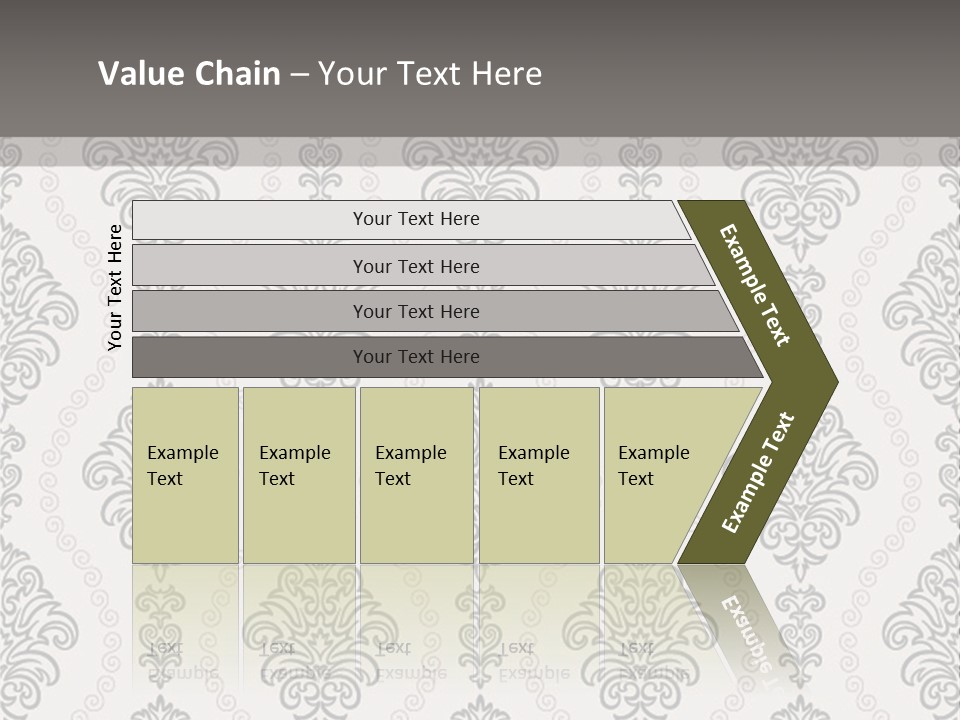 Swirl Art Tillable PowerPoint Template
