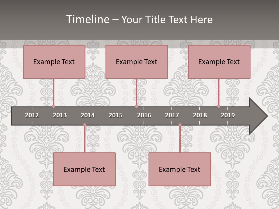 Swirl Art Tillable PowerPoint Template