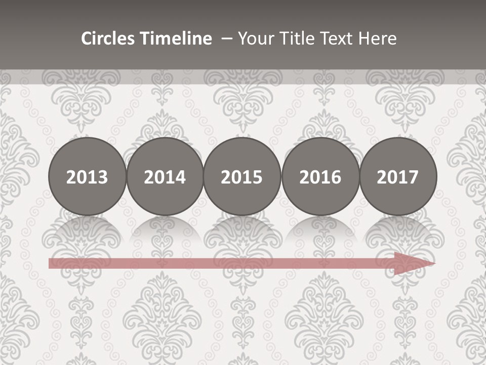 Swirl Art Tillable PowerPoint Template