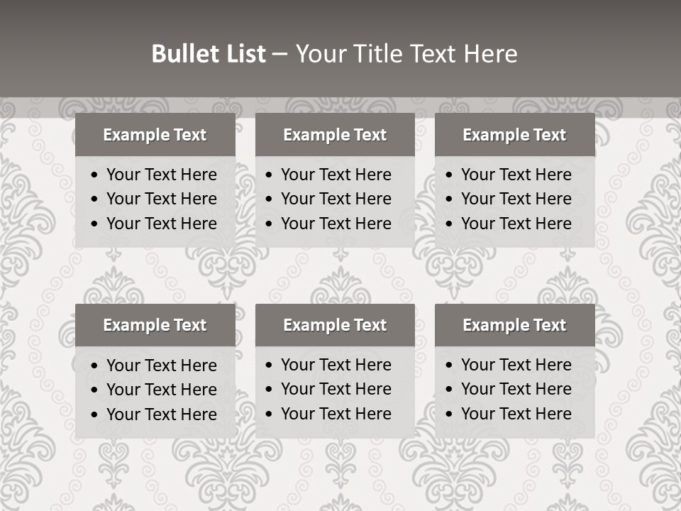 Swirl Art Tillable PowerPoint Template