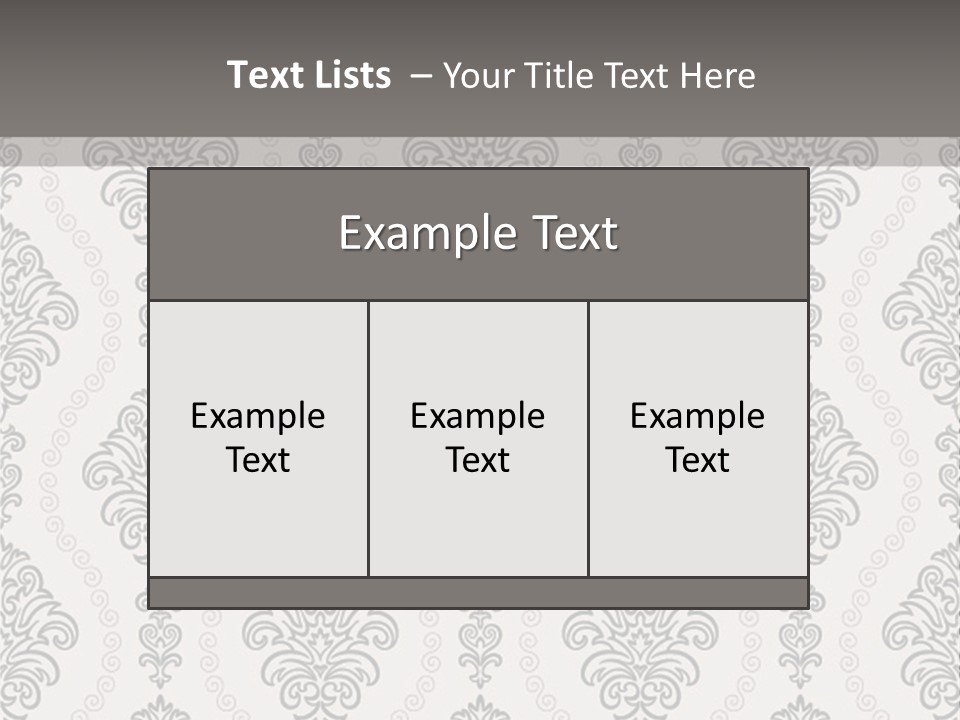 Swirl Art Tillable PowerPoint Template