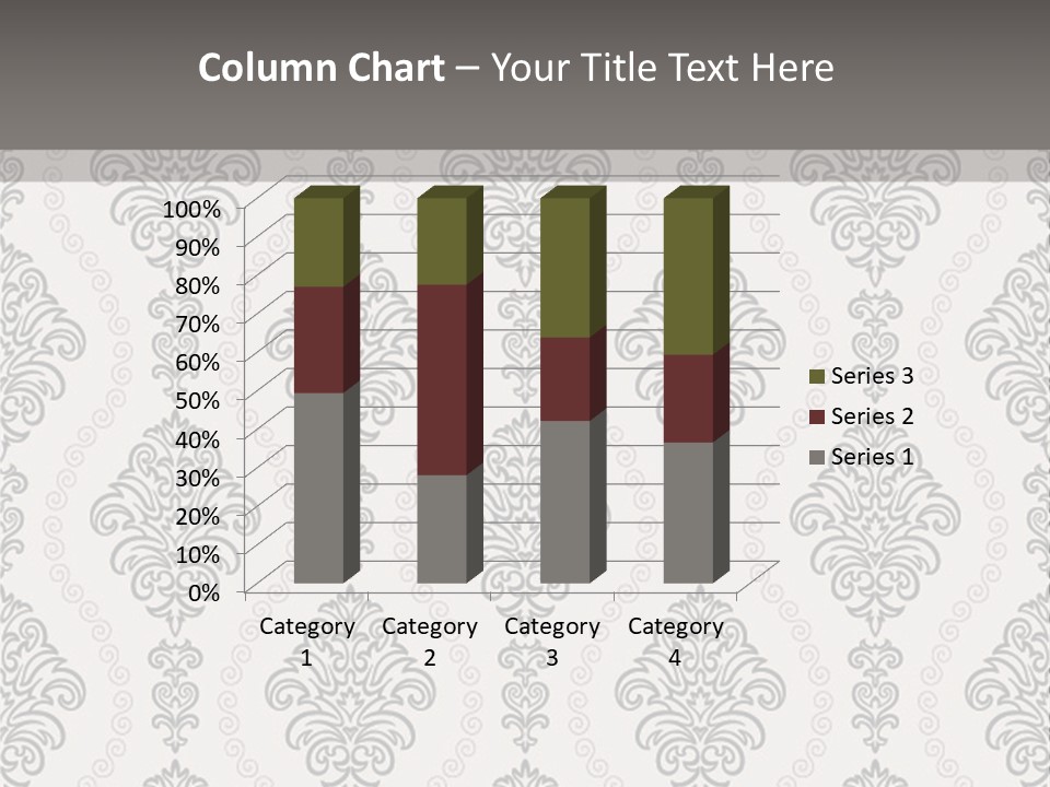 Swirl Art Tillable PowerPoint Template
