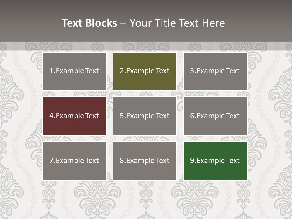 Swirl Art Tillable PowerPoint Template
