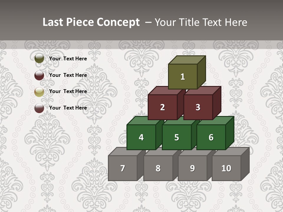 Swirl Art Tillable PowerPoint Template