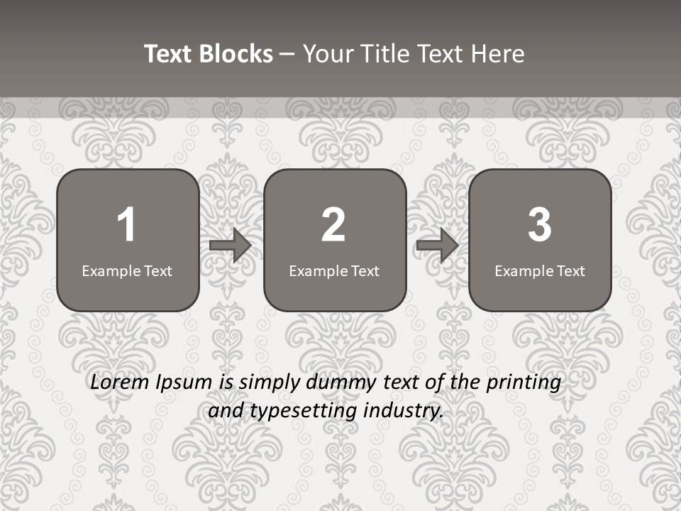 Swirl Art Tillable PowerPoint Template