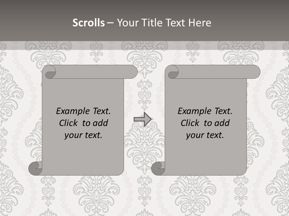 Swirl Art Tillable PowerPoint Template