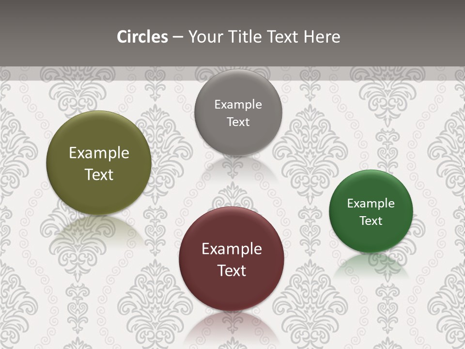 Swirl Art Tillable PowerPoint Template