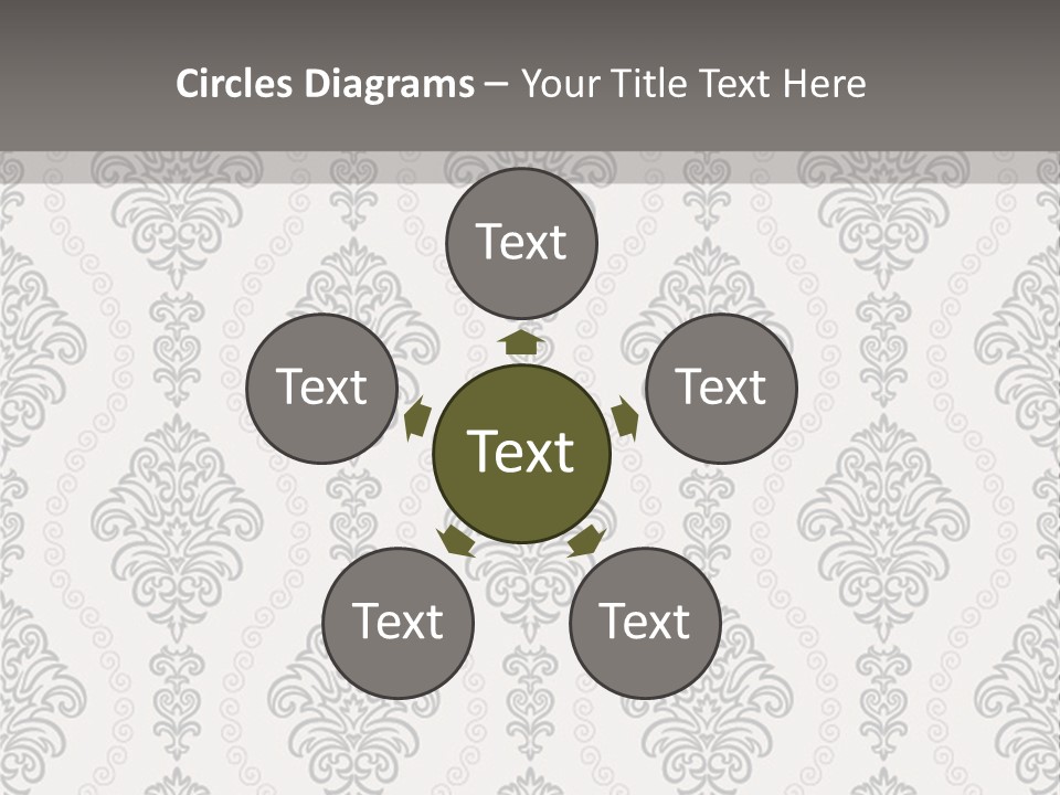 Swirl Art Tillable PowerPoint Template