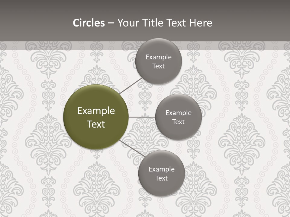 Swirl Art Tillable PowerPoint Template