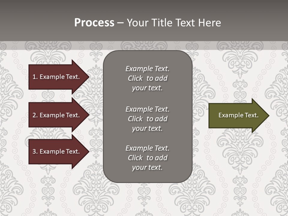 Swirl Art Tillable PowerPoint Template