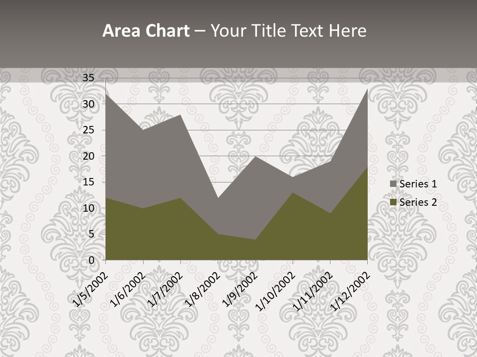 Swirl Art Tillable PowerPoint Template