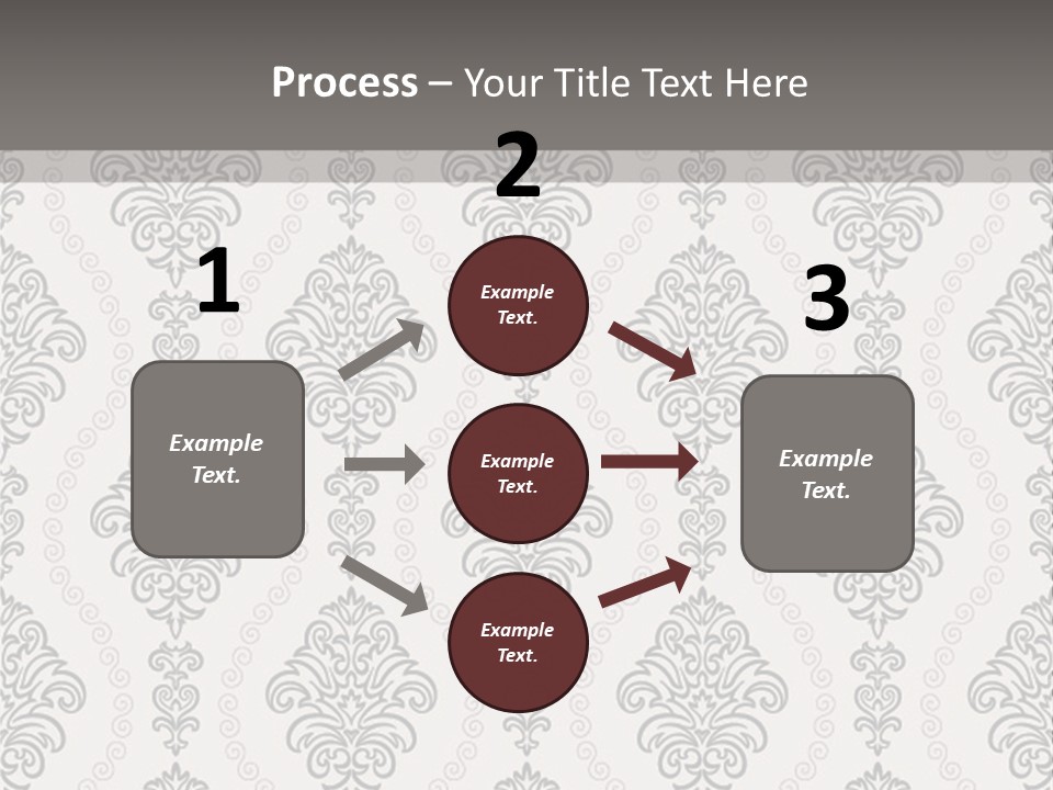 Swirl Art Tillable PowerPoint Template