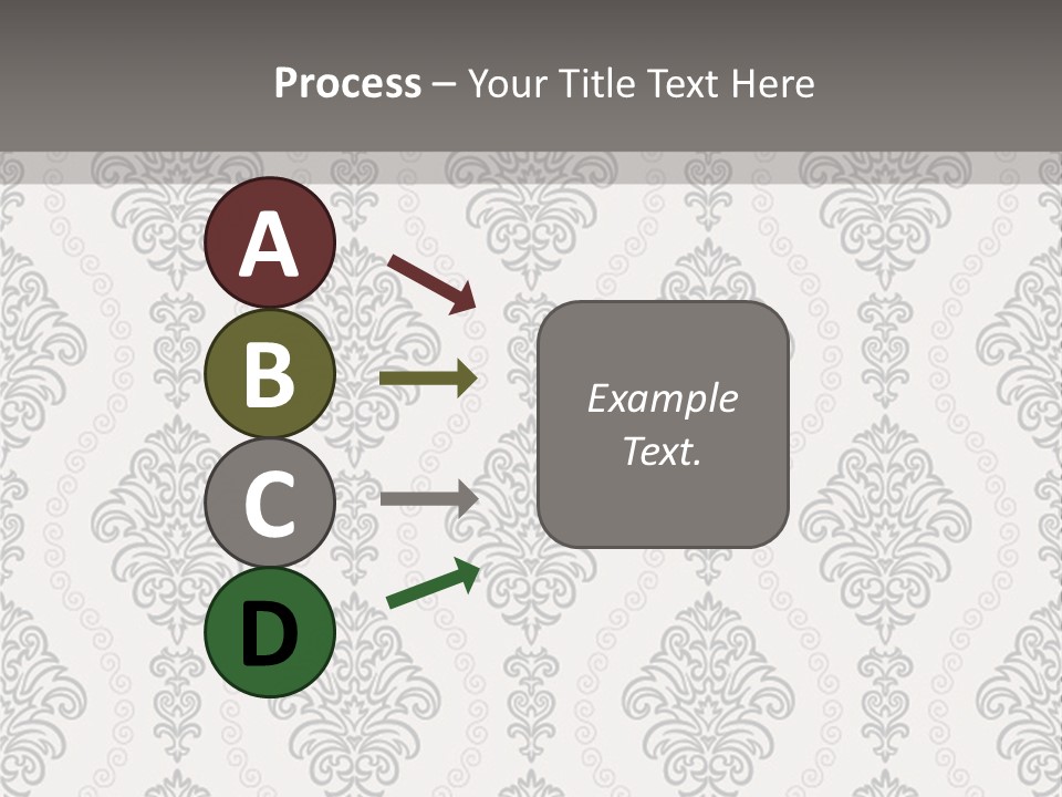 Swirl Art Tillable PowerPoint Template