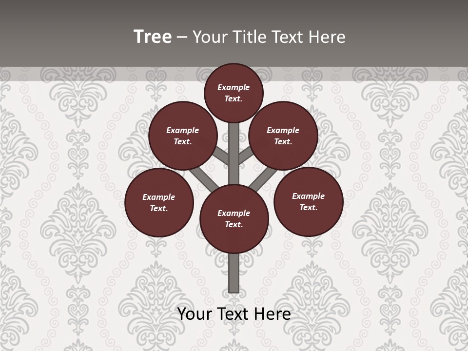 Swirl Art Tillable PowerPoint Template