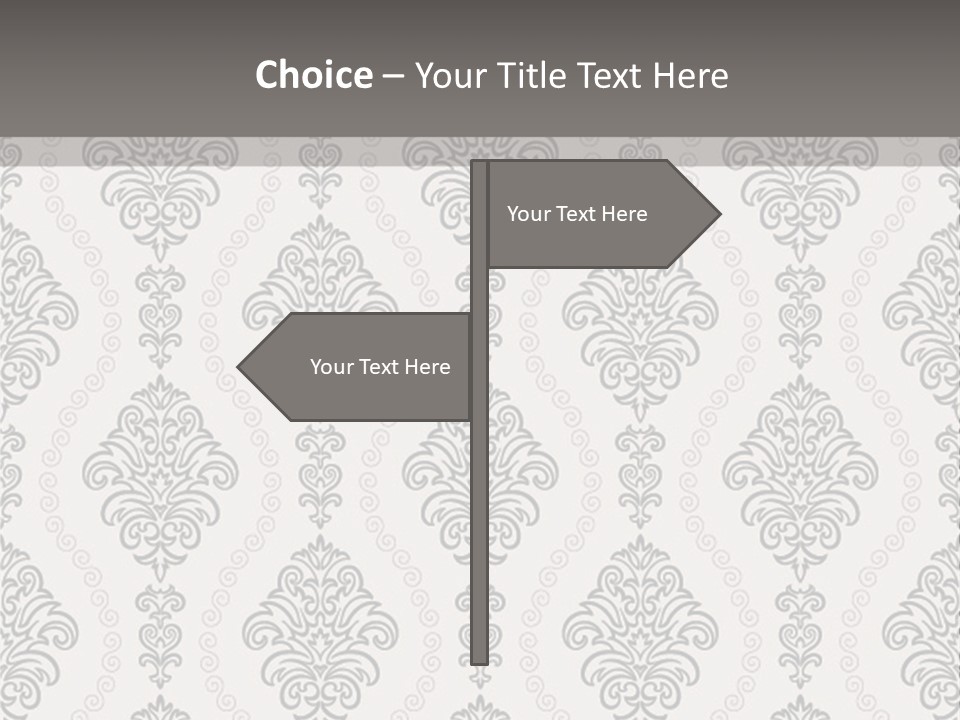 Swirl Art Tillable PowerPoint Template