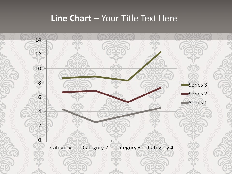 Swirl Art Tillable PowerPoint Template