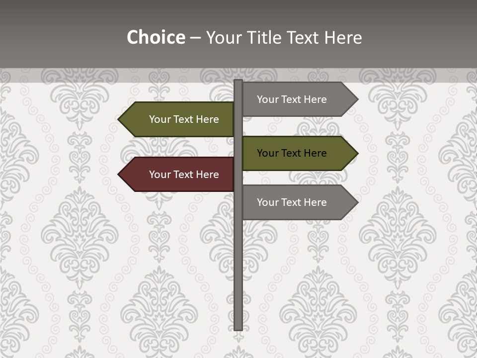 Swirl Art Tillable PowerPoint Template