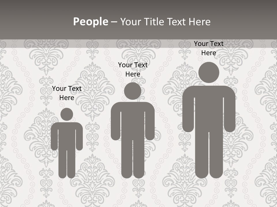 Swirl Art Tillable PowerPoint Template