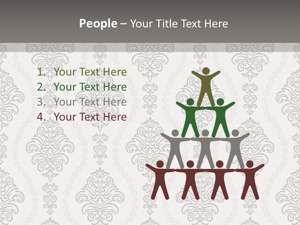 Swirl Art Tillable PowerPoint Template