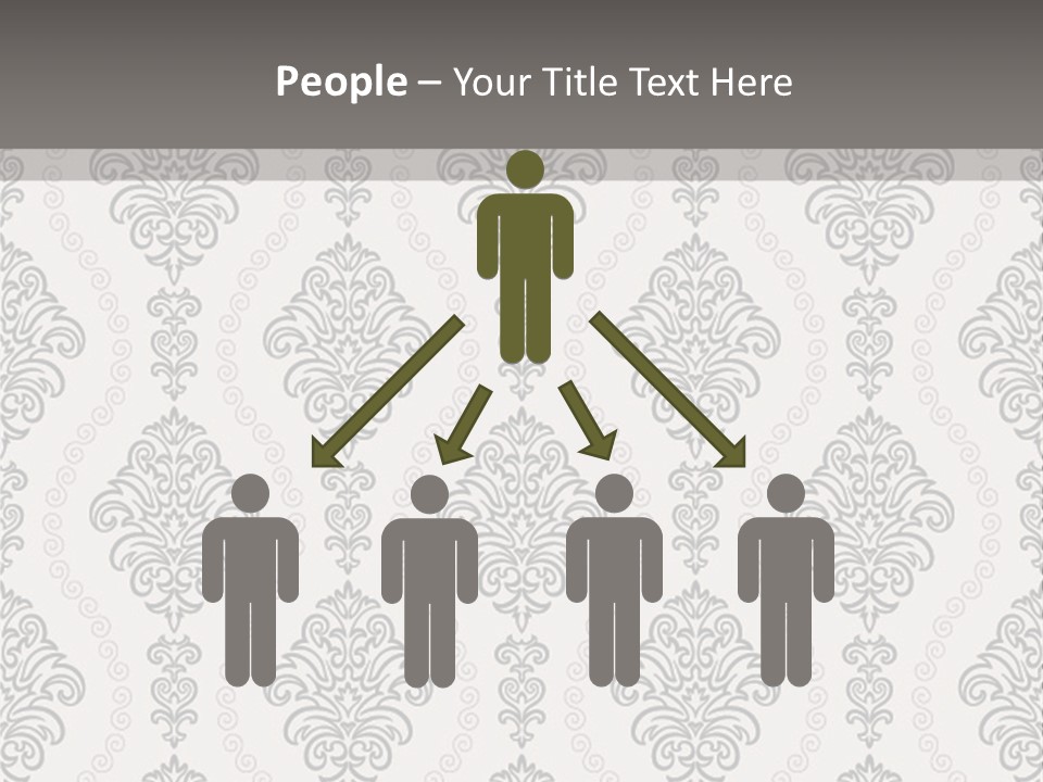 Swirl Art Tillable PowerPoint Template