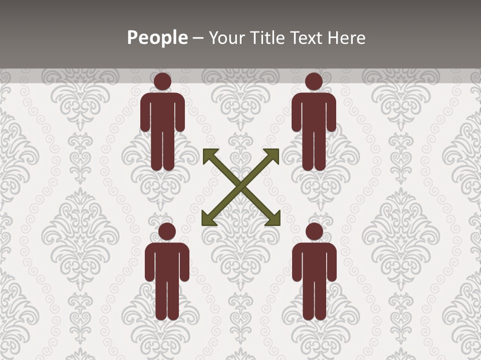 Swirl Art Tillable PowerPoint Template