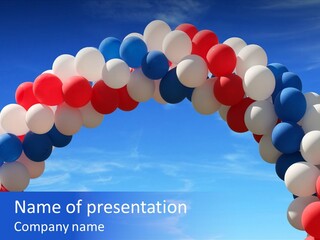 Sunlight Patriotic Nature PowerPoint Template