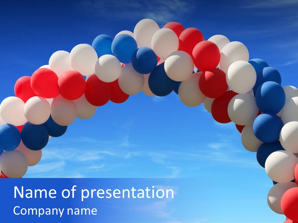 Sunlight Patriotic Nature PowerPoint Template