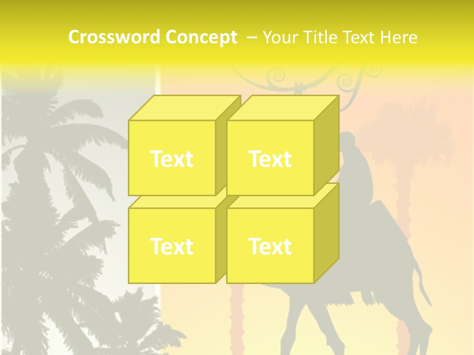 Design Relations Camel PowerPoint Template
