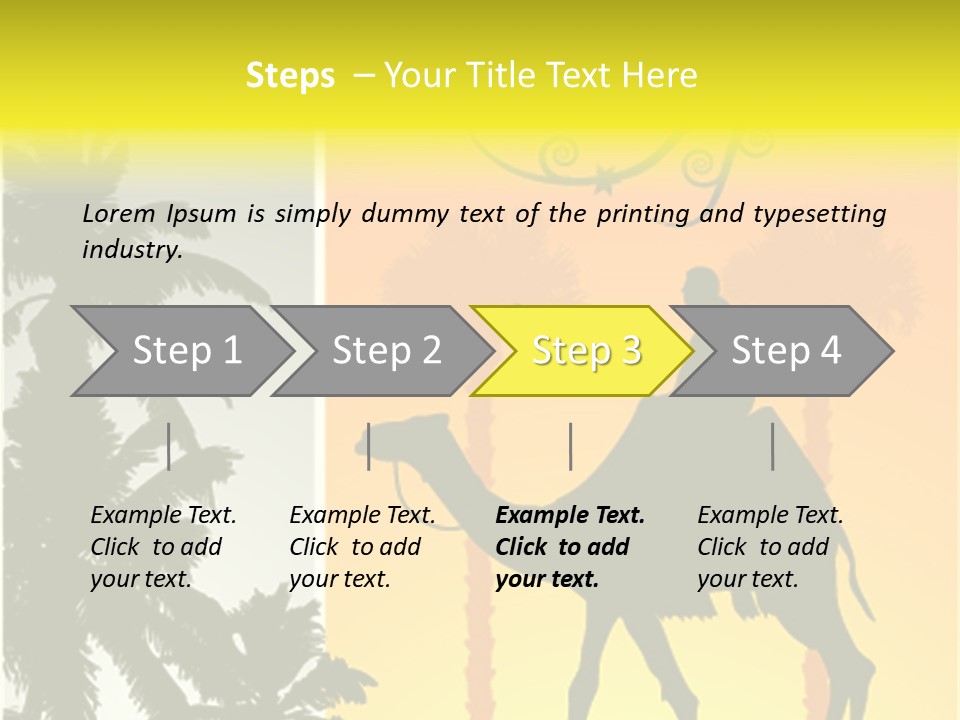 Design Relations Camel PowerPoint Template