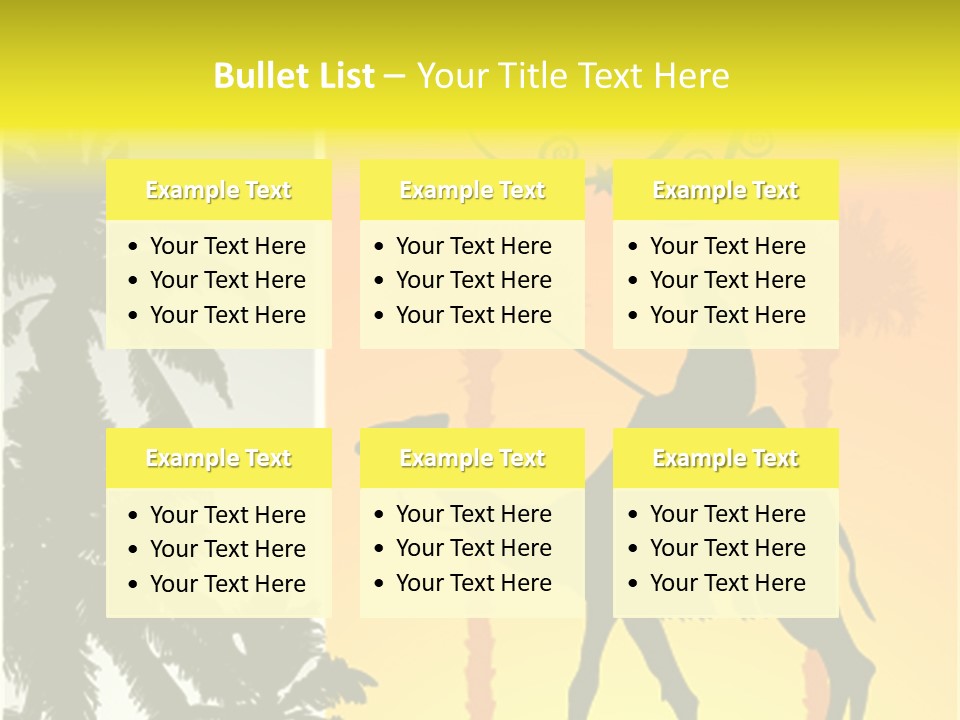 Design Relations Camel PowerPoint Template