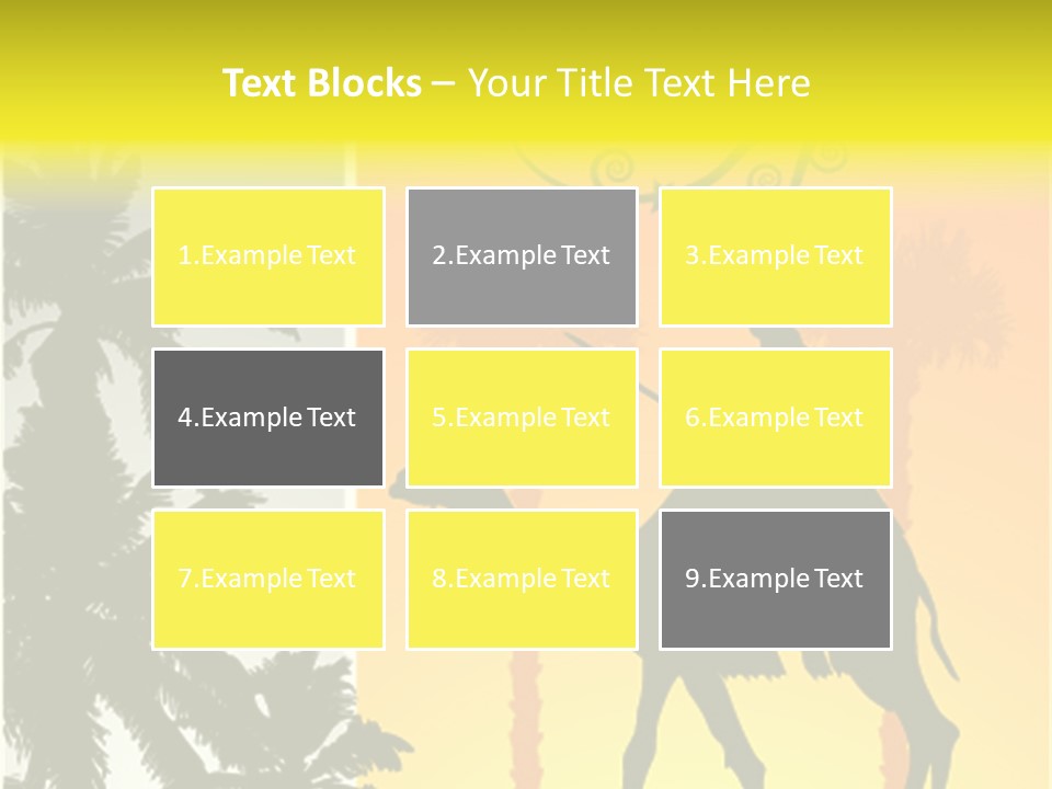 Design Relations Camel PowerPoint Template